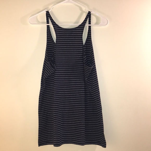 Quiksilver Navy and White Striped Tank Top - Picture 5 of 7